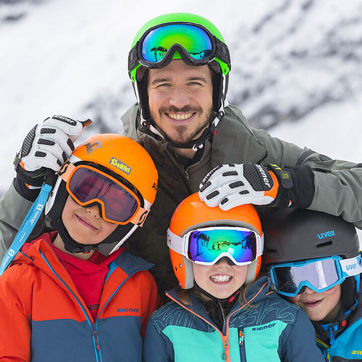 Kinderskikurs bei der Hausberg Skischule in Reit im Winkl